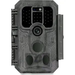 Trail Camera S5, Super-Low-Light Sensitivity Sensor, 48MP 1296p,  Camera with No Glow 100ft Night Vision, 0.1s Trigger Speed Motion Activated,