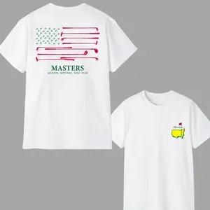 [100% Cotton] Unisex⛳️🏆[Graphic Tee] 2026 Masters Tournament Augusta 91 Years Shirt, Golf Tournament Tee, Classic Sporty Design, Perfect Gift for Golf Lovers, Trendy Cotton Shirt, Fits
