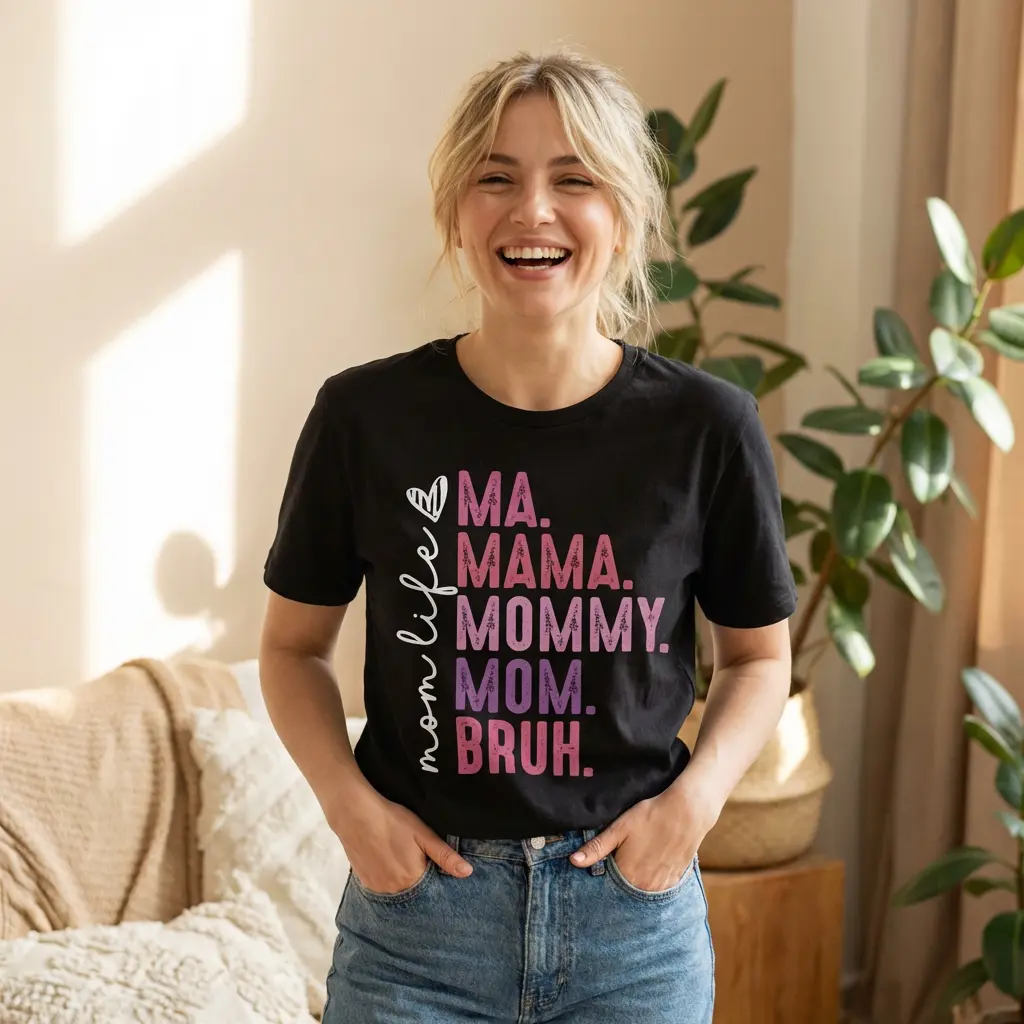 Ma Mama Mommy Mom Bruh T-Shirt Comfort Colors
