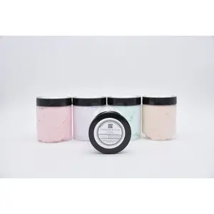 Foaming Body Scrub  Exfoliating Sugar Scrub with Whipped Lather Moisturizing & Gentle! Perfect Spa Gift for Her Cosmetic Powder Fragrance