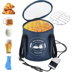 Kombucha Heating Wrap - Fermentation Heater Warmer Temperature Control, 50-113°F, 48H Timer, Round Design, Extra Large for Sourdough, Pizza,brew bru, Kombucha
