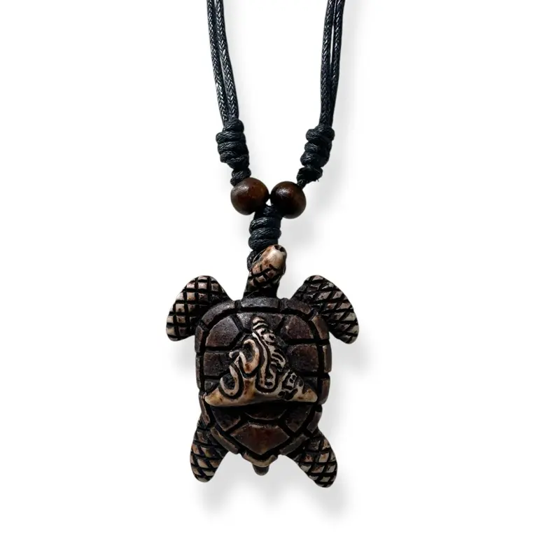 Puerto Rico Taino Turtle Necklace Adjustable Cemi Coqui & Taino Sun Pendant Puerto Rican Cultural Resin Jewelry Coastal Boho Island Gift Protective