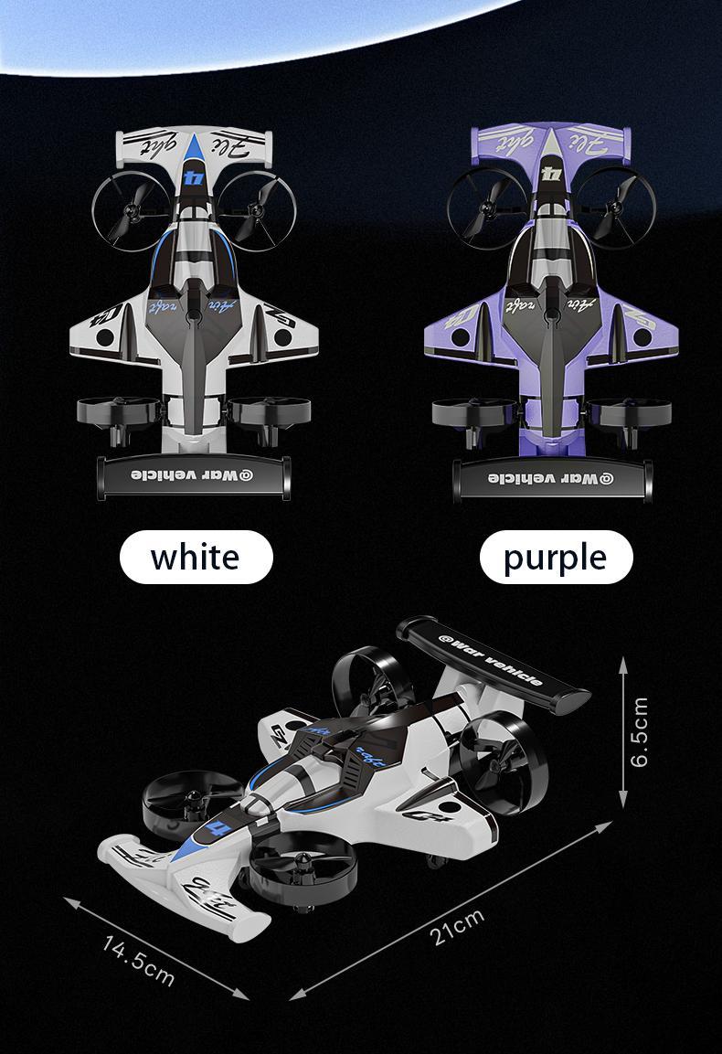 BRRRRT RC Car Plane Combo Toy, Remote Control Flying Car with 360° Drift Wheels, Land and Air Dual Mode, One-Key Takeoff, Durable Crash-Resistant Design, 3 Speed Modes, RC Toys for Kid Boys and Girls Age 4+ BRRRRT RC Car Plane Combo Toy, Remote Control Flying Car with 360° Drift Wheels, Land and Air Dual Mode, One-Key Takeoff, Durable Crash-Resistant Design, 3 Speed Modes, RC Toys for Kid Boys and Girls Age 4+