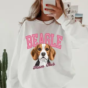 Beagle Mom Club Sweatshirt ~ Sweatshirt Unisex Apparel Relaxed Fit Printed in the USA Clothing Womenswear Casual and Comfortable