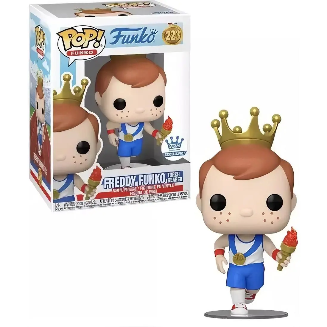 Funko Pop Freddy Funko as Torch Bearer #223 with Protector Funko Exclusive