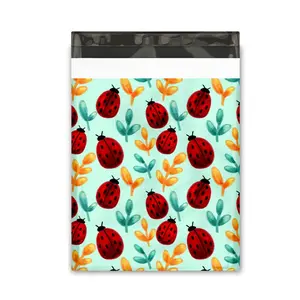 Lady Bug Poly Mailers Size 10x13 Spring Shipping Bags