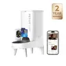 PETKIT YumShare Solo 2 Smart ABS+Stainless Steel 3L Auto Pet Feeder with AI Camera - Facial Recognition for 15 Dogs/Cats, Live Video, App Control, Custom Meals, Anti-Blockage Flow, Fewer Scraps, Food Level Alerts, Triple Fresh-Lock, Power Supply, Silicone