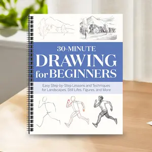 Quick Sketch Drawing Book, Rapidly Improve Painting Skills, Art Lessons, Durable Yo Circle Binding, Start Sketching Anytime, No Pen Included