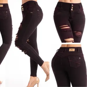 Jeans Colombiano Levantacola 2715