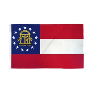 Georgia (State) Flag 3x5ft Poly