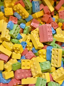 Candy Blocks - Bulk Candy: Build then eat candy blocks Snack Sweet