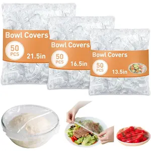 150 count Bowl Covers for Bread Proofing, Plastic Bowl Covers Elastic, for Sourdough Bread Proofing, Keep  Fresh, Shower Cap Hair Deep Conditioning, Dust