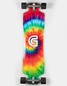 GOLDCOAST Mens Boho 36" Drop Through Longboard Skateboard, Multi-Colored, ONESZ GOLDCOAST Mens Boho 36" Drop Through Longboard Skateboard, Multi-Colored, ONESZ