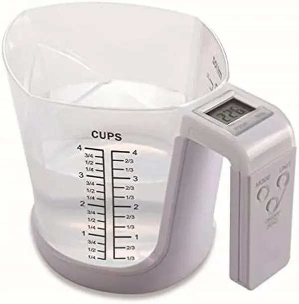 Digital Measuring Cup Scale with Accurate Measurement for Baking Cooking Professional Quality Kitchen Tool Model EK331