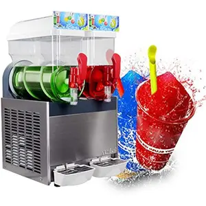 Kolice commercial ice slush machine,Margarita frozen drink machine,cooling Beverage making machine,slush maker,slushie machine,cooling slushy juice machine- 2X15L tanks