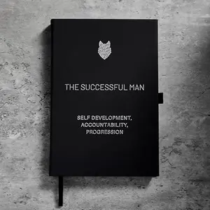 The Successful Man Journal: 2026 Daily Planner for Men with Goal Tracking, Masculine Look Self-Mastery Journal to Boost Productivity & Become Your Best Self, Glitter Office Accessories