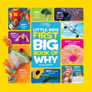 Used Hardcover Educational Book - National Geographic Little Kids First Big Book of Why: World Questions & Answers for Curious Kids by Amy Shields, English, Playful, Colorful Crafts, 1.76 lb, Activities, Hands-On Activities