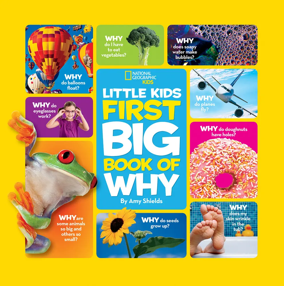 Used Hardcover Educational Book - National Geographic Little Kids First Big Book of Why: World Questions & Answers for Curious Kids by Amy Shields, English, Playful, Colorful Crafts, 1.76 lb