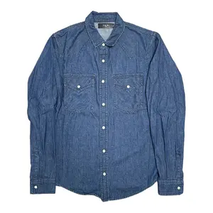 Amiri Denim Button Up Shirt Indigo