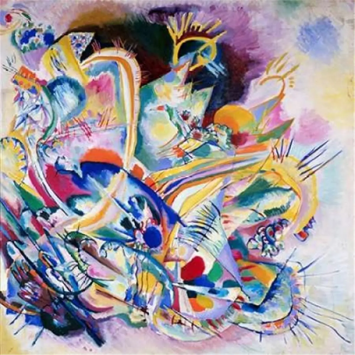 Improvisation Painting Poster Print by Wassily Kandinsky, 12 x 12 - Small