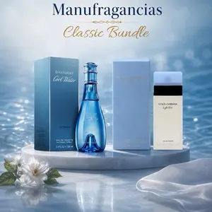 Dolce & Gabbana Light Blue Women's 3.4 Oz + Davidoff Cool Water Women's 3.4 Oz EDT Fragrance Bundle
