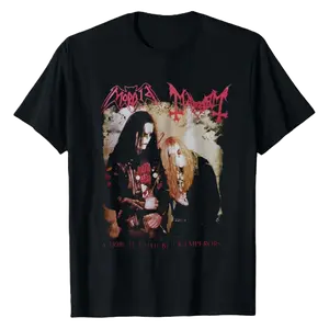 Mayhem Morbid Metal Black Emperor Darkthrone T-Shirt unisex Cotton Gift For Fans Menswear Top Tee Crewneck Casual Shortsleeve Streetwear