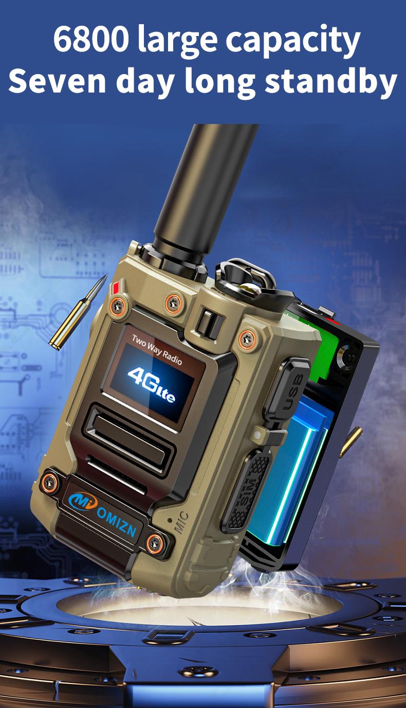 Lifelong Free Long-range Walkie-talkie, Portable, Features One-touch Talk Functionality, Ready to Use Right Out Of The Box.Multi-user Communication, Comes Equipped with SIM Card earphone, Ideal for Commercial, Industrial, Home, Security, Outdoor.2pcs
