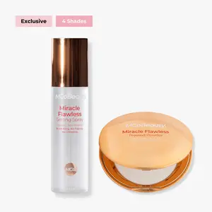MCoBeauty Miracle Flawless Duo with Pressed Powder and Setting Spray