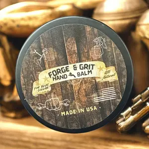 Forge And Grit Hand Balm for Hardworking Hands - Skincare Comfort