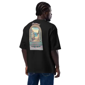 St. Tropez - Oversized Heavyweight T-Shirt for Men - Fashionable and Comfortable graphic  tees