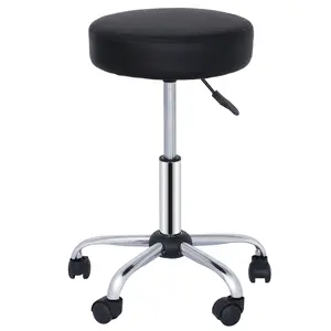 Segawe Hydraulic Rolling Swivel Salon Adjustable Stool Chair Tattoo Massage Facial Spa Stool Black