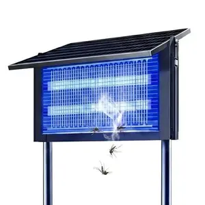 [Summervibes] TazTir Bug Zapper Outdoor Solar Powered, 4500V High Powered Mosquito Zapper Indoor, Smart Light Sensor Insect Killer, Waterproof Electric Fly Zapper with Extension Cord & Grounding Bracket, Electric Trap for Patio Backyard summervibes