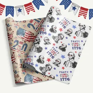 American 250 Years Gift Wrap, Patriotic Gift, Independence Day Gift, Celebrate USA Wrapping Paper