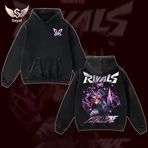 Psylocke - MV Rivals Streetwear Sayal Premium 320gsm Bio-Wash Tee Otaku Anime Gift Harajuku Street Style Vintage Fade X-Men Comic Core Outfit Men's Oversized Apparel Dropped Shoulder Seamless Top High Quality Fabric Urban Statement Piece