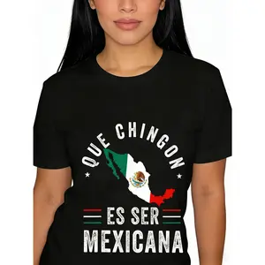 Mexican Pride Flag T-Shirt, Mexico Chingon Mujer Slang Graphic Tee, Unisex Short Sleeve Cultural Apparel for Men and Women, Casual Heritage Fashion Top, Mexicano Pride Streetwear Shirt