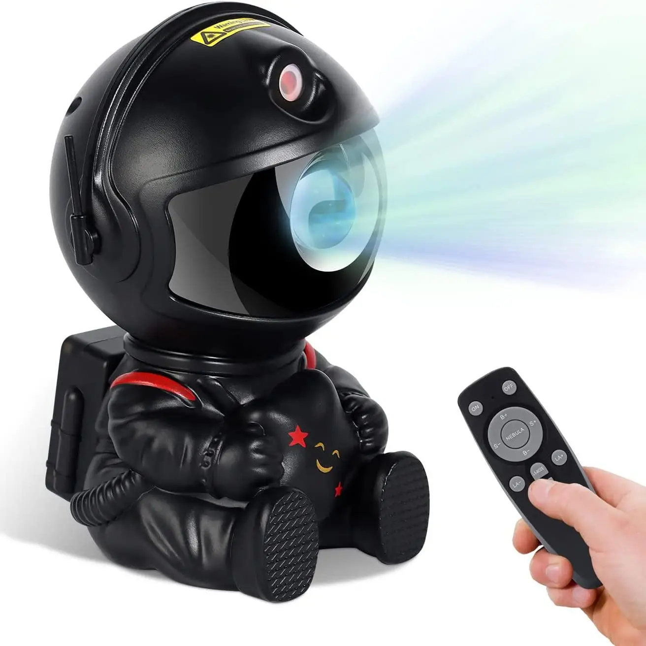 Astronaut Projector LED Lights for Bedroom Cozy Corner, Mini Table Galaxy Projector Lamp with Nebula Effects, Starry Star Projector LED Light with Rem