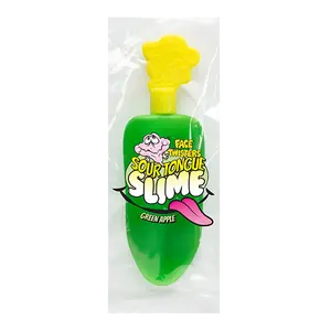 Face Twisters Sour Tongue Slime in Green Apple