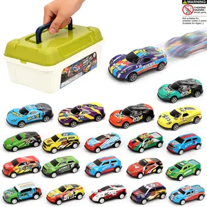Inertia Wind-Up Car Set Box, Includes Multiple Colors and Sizes, Iron Shell Racing Toy, Ideal for Kids Birthday Gifts, Classroom Rewards, Party Prizes