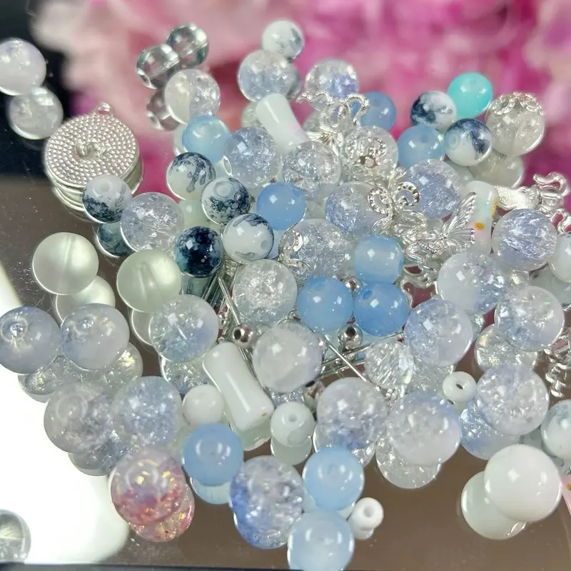 Sun Goddess DIY Glass Beads and Crafts for Bracelet and Keychain and Jewelry Accessories