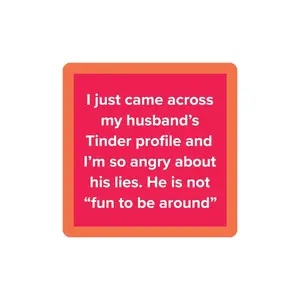 Tinder Coaster