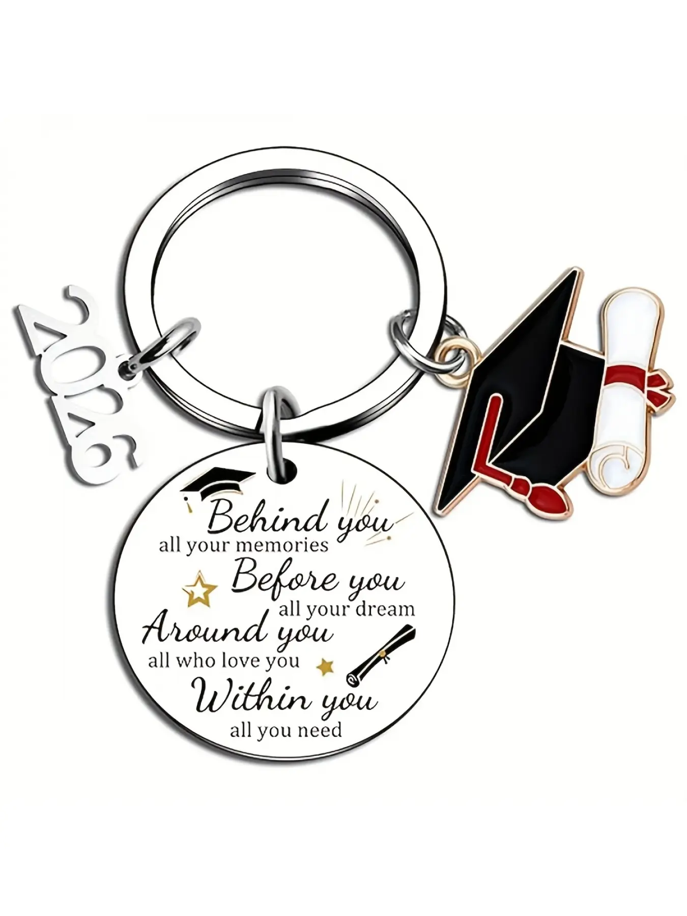The 2026 Graduation Gift Is for Her, The Graduating Class of 2026, a High School Graduation Keychain, Congratulating Doctoral University Teachers, Keychain Decor, Key Accessories, Keyrings