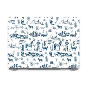 Casely MacBook Case | Wild West Adventure | Desert Laptop Shell | Snap-on Laptop Shell with Raised Anti-Slip Grip and Bottom Vent Cutouts | Hard Policarbonate Protective Laptop Cover