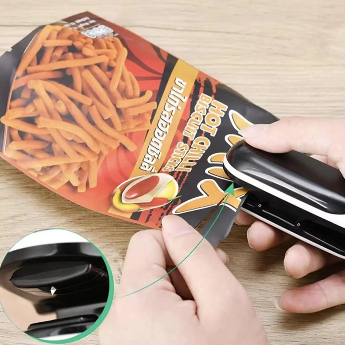 Portable Mini Handheld Vacuum Sealer, Electric Heat Sealer, Food Sealer Clip, Small Vacuum Sealer Machine For Home Kitchen