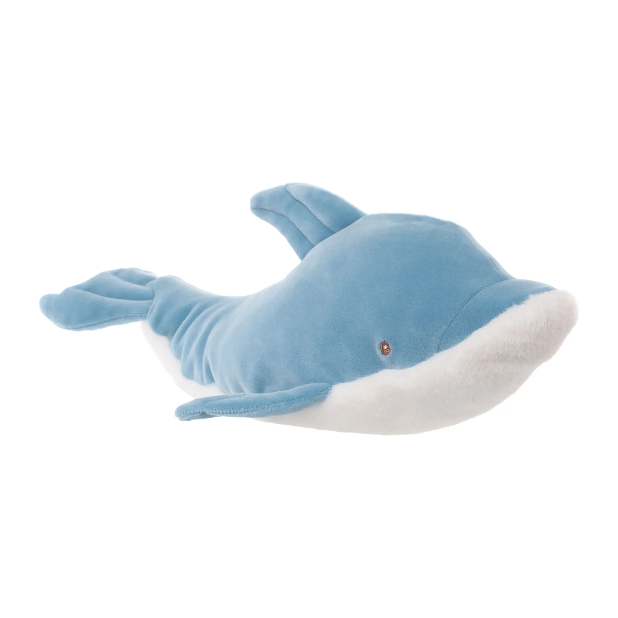 Bukowski Bears Sweet Flippy 12 Inch Soft Plush Blue Sea Creature Toy for Babies and Kids