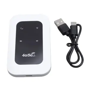 Portable 4G Mobile WiFi Hotspot 300Mbps Travel Router Wide Compatibility Long Battery Life	