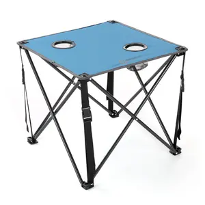 Arrowhead by Compass Home 26" Folding Table with Cup Holders