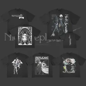 [COLLECTION] NieR Replicant Heavy Cotton T-Shirt, Dark Action RPG Game Tee Collection, Sci-Fi Apocalypse Game T-Shirts, Unisex Shirt for Gamers, Gift for Men & Women, Regular Fit True To Size, Breathable Print