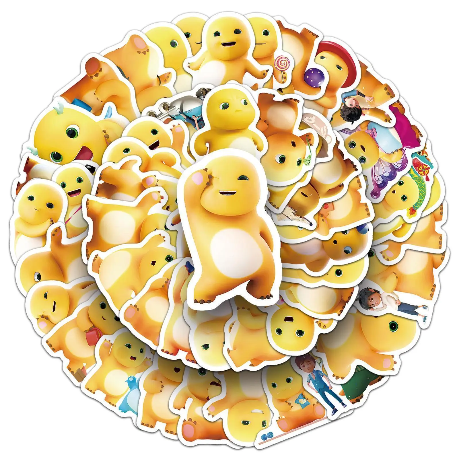 10/30/50PCS Milk Dragon Stickers Cute NAILONG Cartoon Decals Animation Graffiti DIY Scrapbook Fridge Luggage Laptop Phone Bike