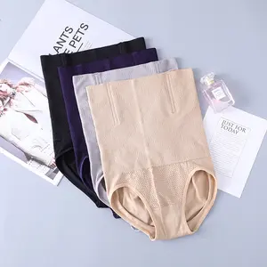 Lady's High Waist Seamless Compression Shapewear Shorts - Postpartum Tummy Control, Butt Lifting, Slimming Body Shaper for Daily Wear