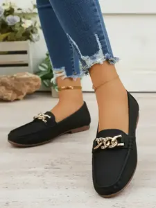 Women's Comfortable Lightweight Leather Loafers, One-Step Real Leather Shoes, Fashion Business Casual Formal Shoes, Office Work Flat Sole, Business Style Flats